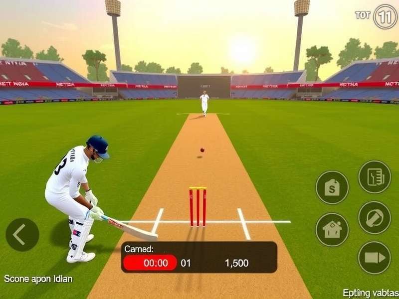 VR Cricket Pioneer India Gameplay Screenshot